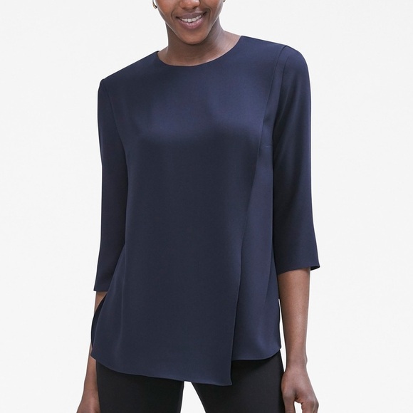 MM Lafleur The Bourgeois Blouse In Galaxy Blue Size Small - Picture 1 of 8
